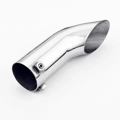 Turn Down 2-1/8  Inlet Pipe Exhaust Tip 304 Stainless Steel Bolt-on Polished • $27.97