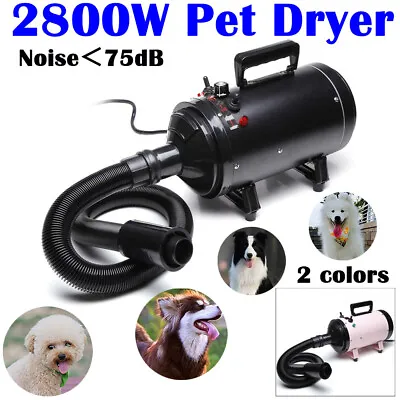 £54.30 • Buy Upgarde 2800W Dog Cat Pet Dryer Grooming Hair Heater Speed Blaster Blower Heater