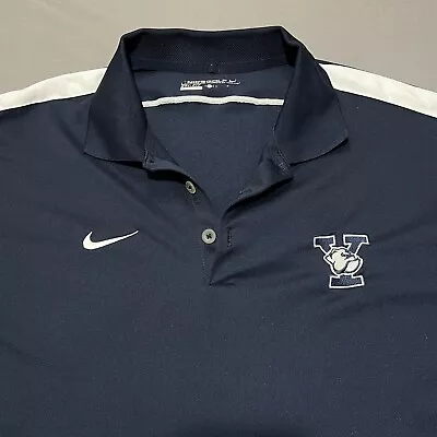 Yale University Bulldogs Men Large Blue Nike Golf Dri-fit Polo Shirt • $26.99