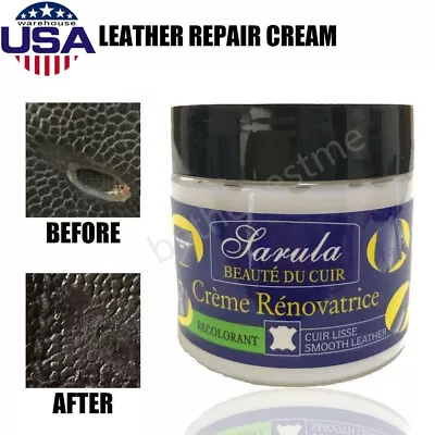 Leather Vinyl Repair Filler Compound Cream For Leather Restoration Cracks Holes • $10.28