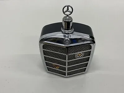 Vintage Mercedes Benz Car Chrome Grille Music Box Flask Decanter Royal London • $49.99