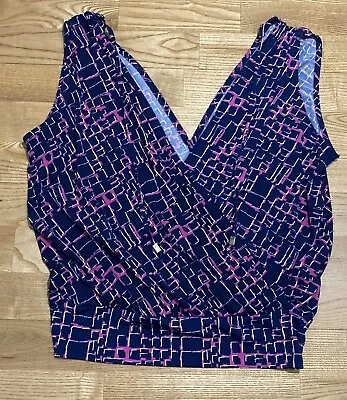 Women's Veronica M Printed Top Size M NWT • $34.99