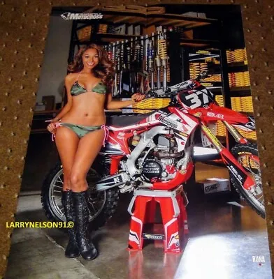 Runa Bikini Poster Ken Roczen Motorcross Dirtbike Motorcycle Bmx Racing #94 #37 • $9.99