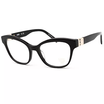 MCM Women's Eyeglasses Clear Demo Lens Black Acetate Cat Eye Frame MCM2699E 001 • $51.79