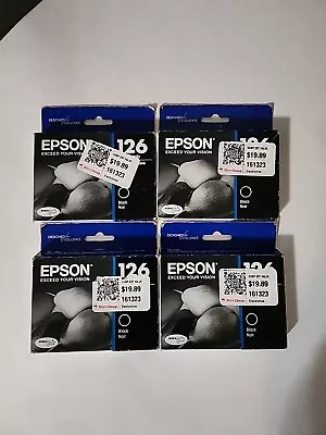 Epson 126 Black Ink Cartridge High-Capacity (T126120) EXP: 10/2024 • $39.99