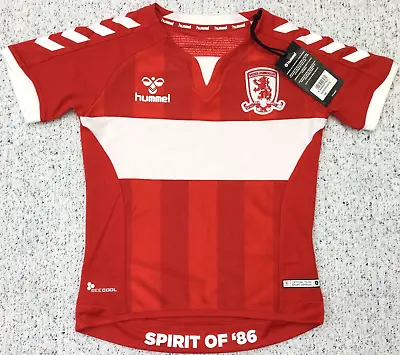 Authentic Kids Middlesbrough 2019 Hummel Home Football Shirt Sb Age 6  (bnwt ) • £14