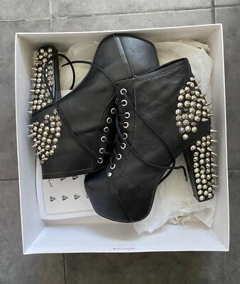 £40 • Buy Jeffrey Campbell Lita Silver Spike UK 5