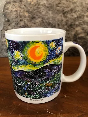 CHALEUR Master Impressionist Starry Night Vincent Van Gogh Mug Cup D. Burrows • $15