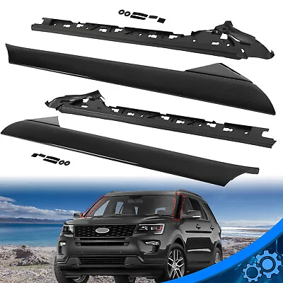 For Ford Explorer 11-2019 Left Right Side Windshield A-Pillar Molding Trim 4Pcs • $48.88