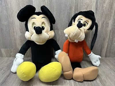 Worlds Of Wonder The Talking Mickey Mouse Show-Mickey & Goofy (No Clothes) • £77.20