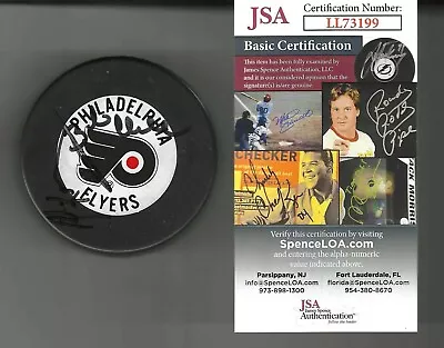 Bobby Clarke & Bob Kelly Signed Philadelphia Flyers Trench Puck JSA COA • $99.99