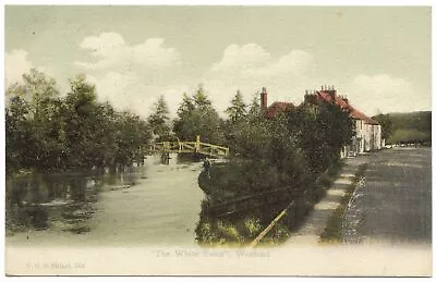 The White Swan West End Southampton Postmark 1906 - F G O Stuart - River Itchen • £4