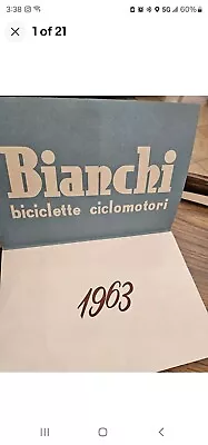 Vintage 1963 Bianchi Bicycle Italian Complete Calendar - Rare • $350