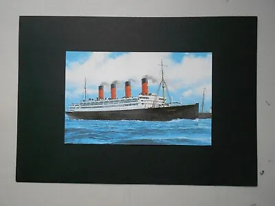 £1.49 • Buy Cunard Marine Print- Rms Aquitania