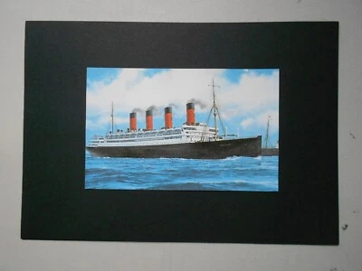 £1.49 • Buy Cunard Marine Print- Rms Aquitania