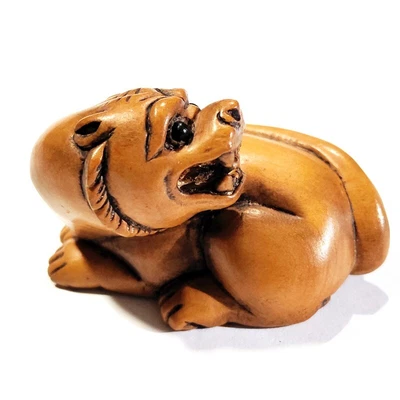 £57.60 • Buy F011 -Collectible 30 Years Old 2   Hand Carved Boxwood Netsuke  - Tiger