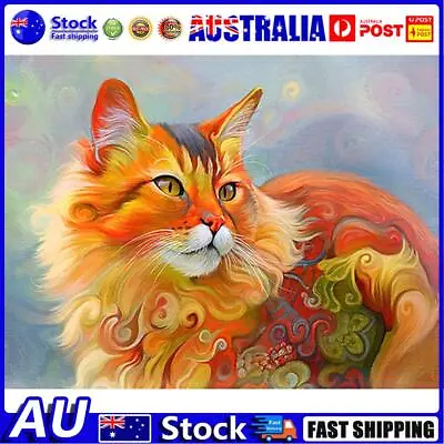 $9.92 • Buy Full Round Drill Diamond Painting Lucky Cat Pictures Handiwork Art Mosaic Kit