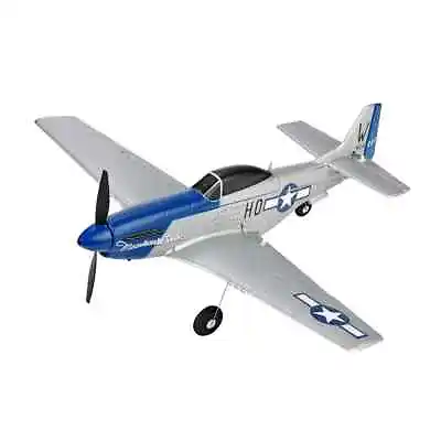 VOLANTEX 2.4G P51D Mustang 4CH Fighter 400mm RC Airplanes 6-Axis Gyro Aerobatic • $94.99