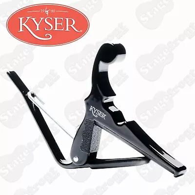 Kyser Quick Change Ukulele Banjo Mandolin Capo Black Kbmba • $39.95