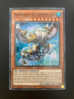 Yugioh Moulinglacia The Elemental Lord FLOD-ENSE2 Limited Edition NM-MINT • $1.74