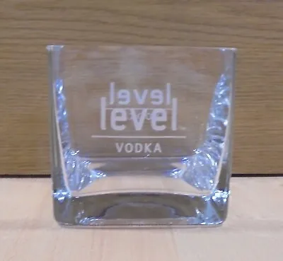 Level Vodka Advertisign Glass Ice Bucket • $29.99