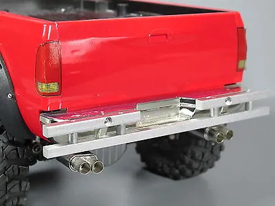 Aluminum Rear Bumper Guard Tamiya R/C 1/10 Ford F350 Toyota Hilux Bruiser RC4WD • $39.06