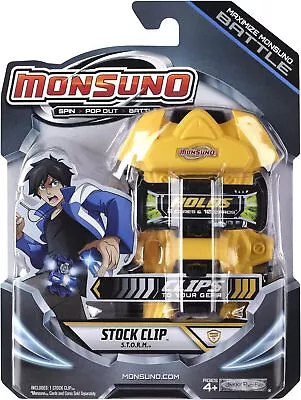 Monsuno Stock Clip STORM S.T.O.R.M. Yellow Wave 2 /Holds 2 Cores 10z • $9.94