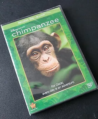 Chimpanzee (Disney Nature DVD + Blu-ray 2012 2-Disc Set) NEW **sealed** • $8.95