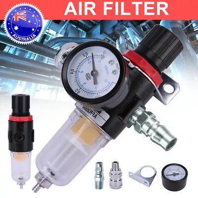 Air Compressor Filter Moisture Water Trap Regulator Separator Mount Fitting 1/4  • $14.85