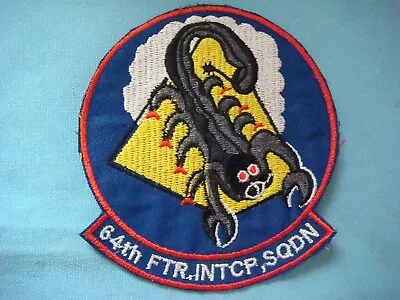 $11.49 • Buy VIETNAM WAR PATCH, USAF 64th FIGHTER INTERCEPTOR SQUADRON   SCORPION  