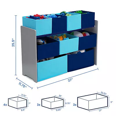 Children Deluxe Multi-Bin Toy Organizer W/Storage BinsGreenguard Gold Certified • $34.97