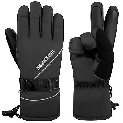 Mens Ski Gloves Winter Thermal Snowboarding Insulated Waterproof Windproof Warm • $16.99