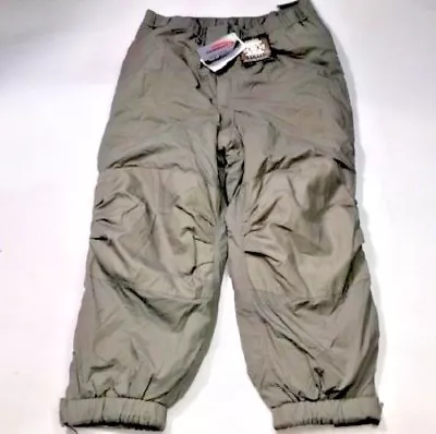 GEN III Level 7 Pants Large Regular ECWCS Grey Primaloft Cold Weather Trousers • $79.99