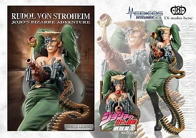 Medicos JoJo's Bizarre Adventure Statue Legend Figure Rudol Von Stroheim F/S • $139.98