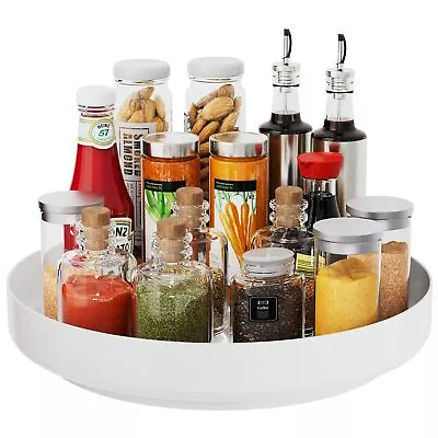 Lazy Susan Cabinet Organizer - 13 Inch Metal Turntable Lazy Susan For Kitchen • $29.78
