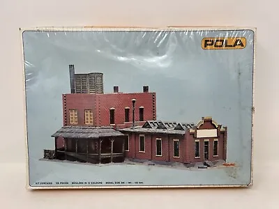(A317) HO OO Scale RR Train Set POLA Kit #811 Engineering Works Building SEALED • $29.95