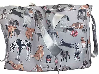 Vera Bradley Lighten Up Everything Organizer Bag  Dog Show  Dogs New 29407-16012 • $40.78