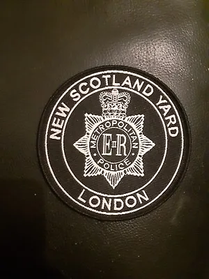 Metropolitan Police Service New Scotland Yard Felt Patch Never Been Used 4 Inch • £5.50