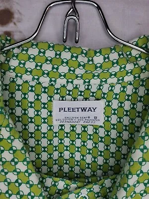 Vintage Pleetway Balloon Seat Pajama PJs Set Lounge Wear 60s 70s Groovy Pattern  • $49.99