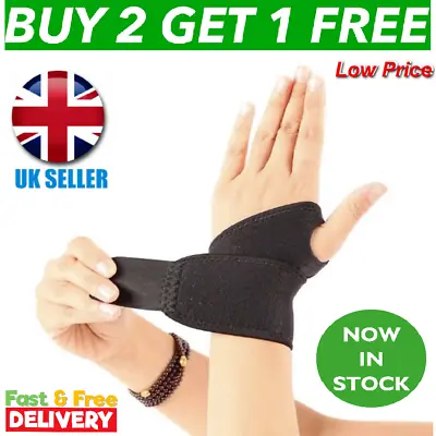 £2.95 • Buy Wrist Hand Brace Support Carpal Tunnel Splint Arthritis Sprain Stabilizer Straps