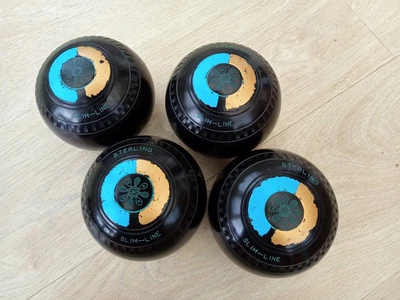 £90 • Buy Very Nice ALMARK STERLING SLIM-LINE Indoor / Short-Mat / Lawn Bowls  Size   1