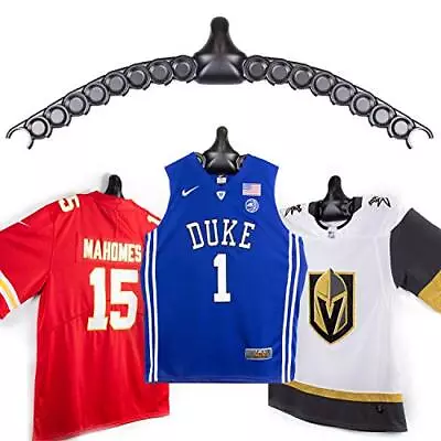 Jersey Hanger Wall Display Adjustable T Shirt Soccer Hockey Basketball Baseball • $52.13