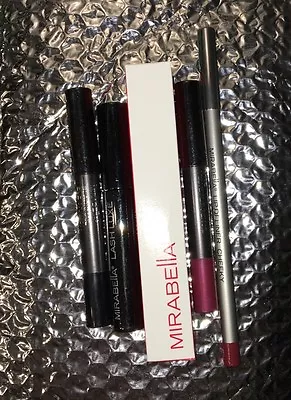 NEW - Mirabella Makeup SET - Primer Lip Pencil Eye Pencil Mascara Lip Liner • $75