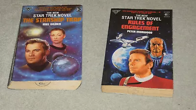 £2.99 • Buy 2 X Star Trek Titan Paperbacks The Starship Trap And Rules Of Engagement