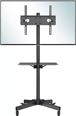 Mobile TV Stand On Wheels For 23-60 Inch Plasma/LCD/LED TVs  Portable TV Stand  • £43.99