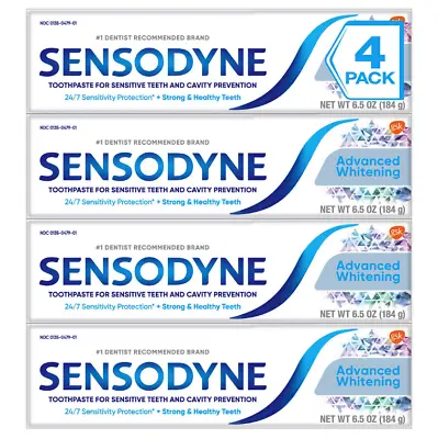 $40.95 • Buy SENSODYNE Pronamel Gentle Whitening Advanced Toothpaste 6.5 Oz, 4-pack