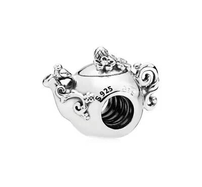 ELEGANT TEAPOT  .925 Sterling Silver European Charm Bead C4 • $12.49