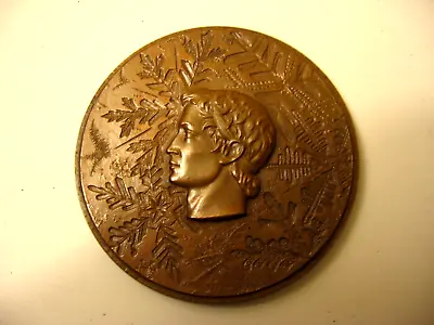 $145 • Buy OLYMPICS PARTICIPANTS BRONZE MEDAL - 1968 Winter Games - Grenoble France