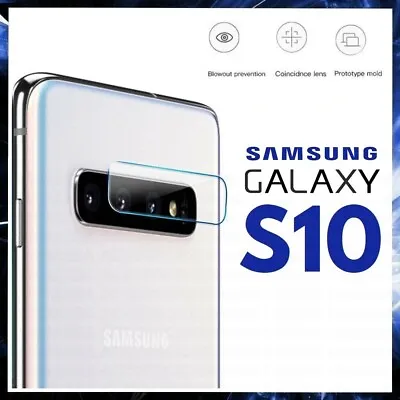 For SAMSUNG GALAXY S10 CAMERA LENS PROTECTOR REAR TEMPERED GLASS BACK CLEAR FILM • $7.49