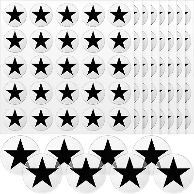 Star Helmet Stickers Football Baseball Helmet Stickers 1-1/8 Inch Vinyl Sports • $16.48